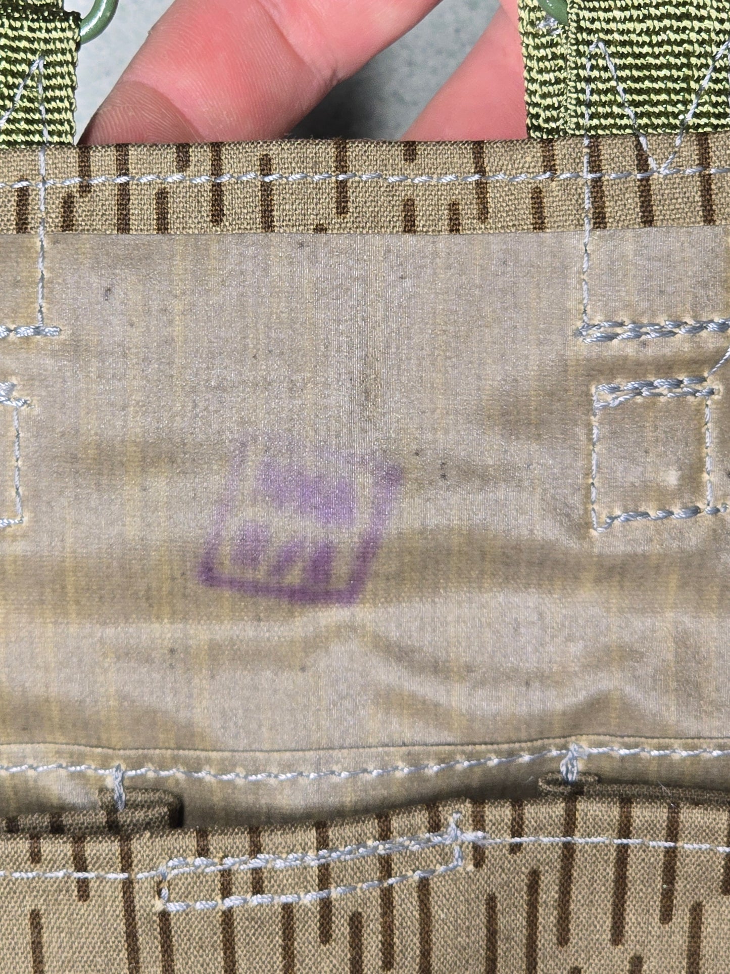 East German Surplus UTV "Rain Camo" Grenade Pouch