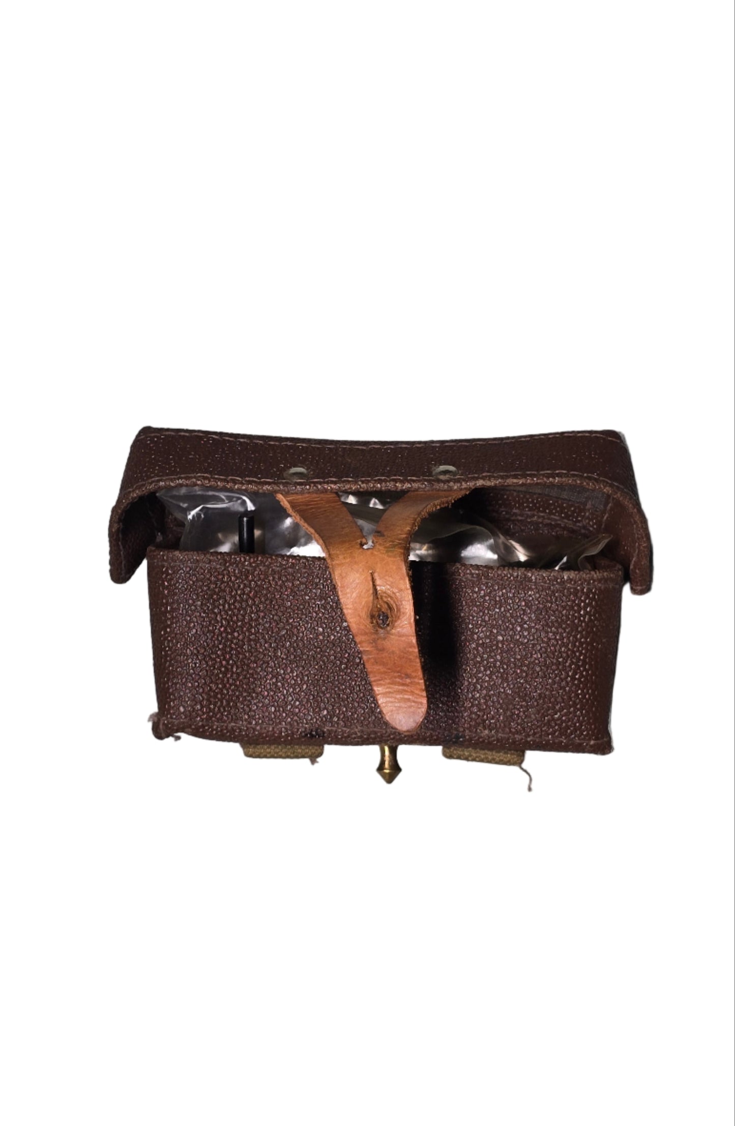 SKS Russian Kirza (leather)Tool Pouch w/ Tools