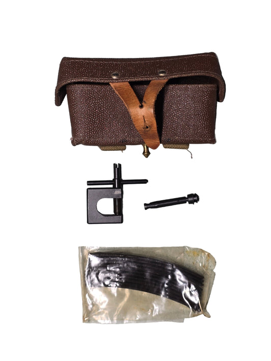SKS Russian Kirza (leather)Tool Pouch w/ Tools
