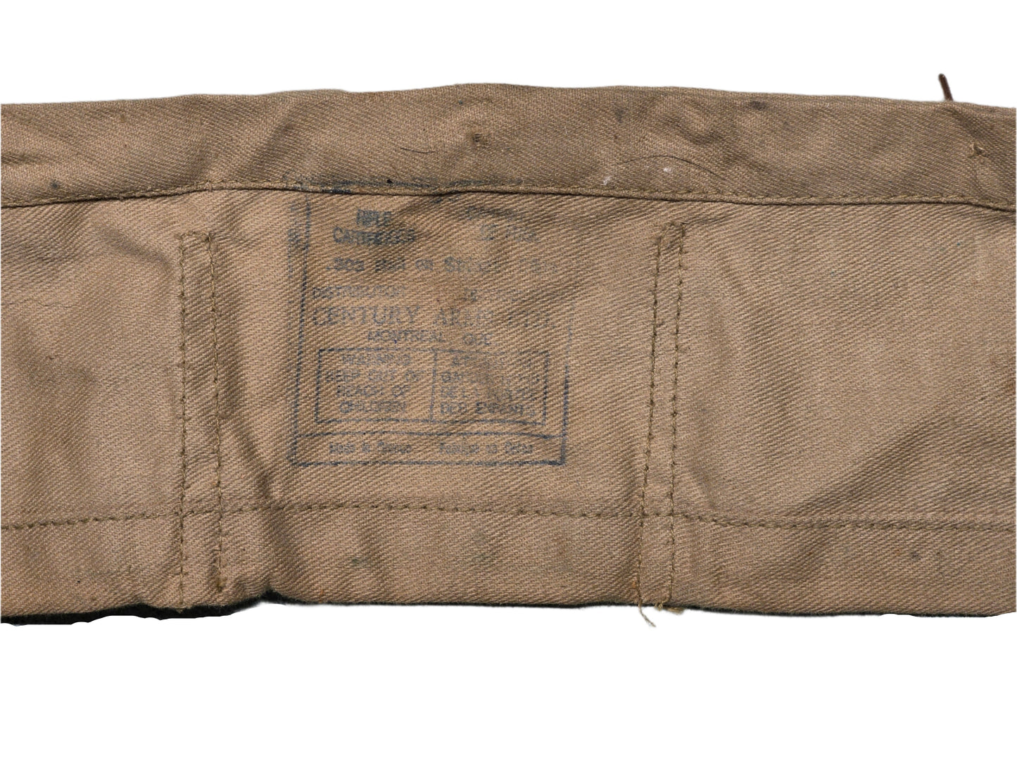 British Surplus Enfield Clip bandolier 1950