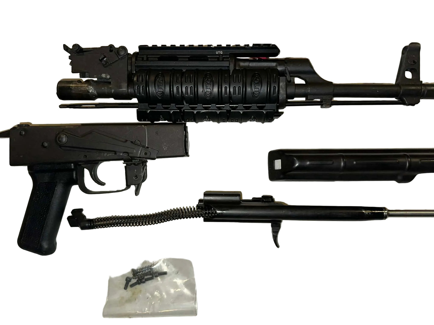 American Made Ak47 Parts Kit populated Barrel + 80%