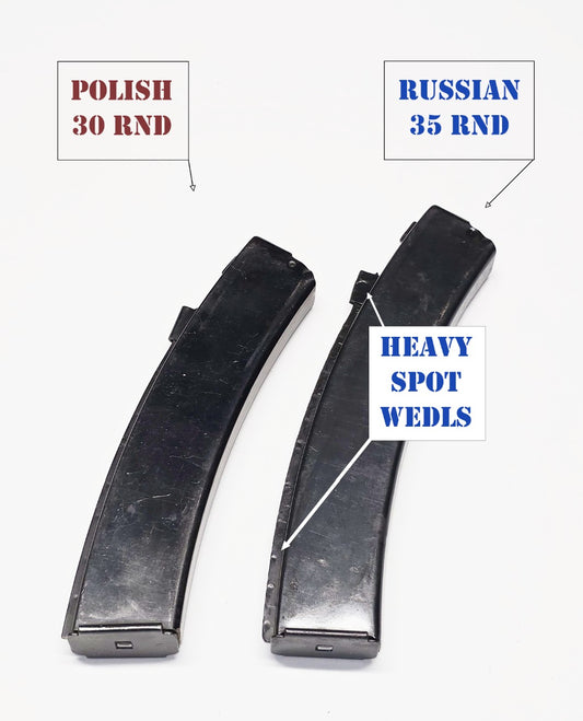 Russian PPS-43; 35 round magazine. War Time Production