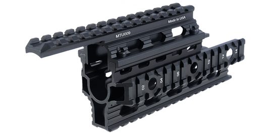Guntec USA Ak-47 handguard with 4 picatinny rails.