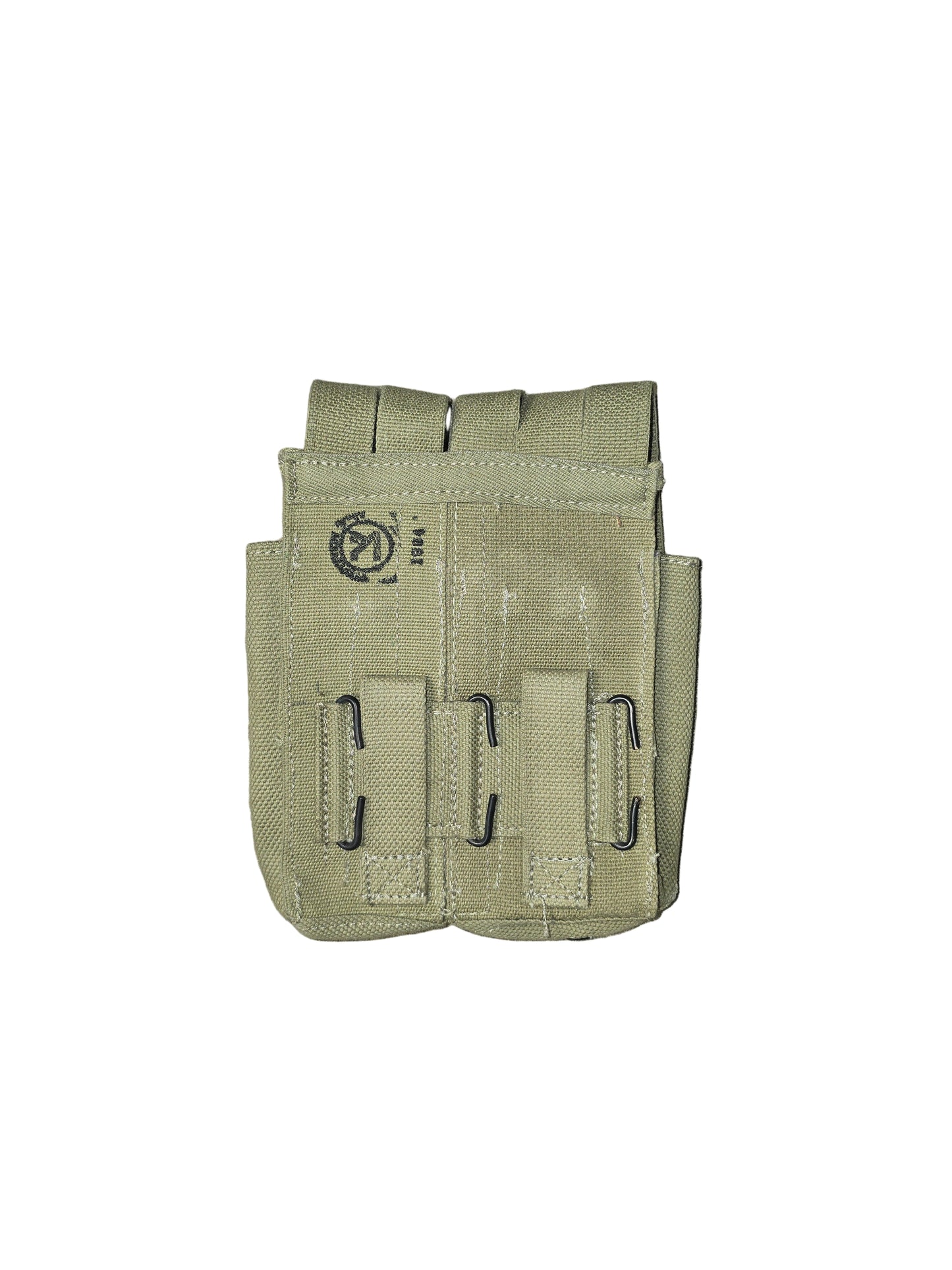 Israeli Surplus Khaki 5-Cell Magazine Pouch
