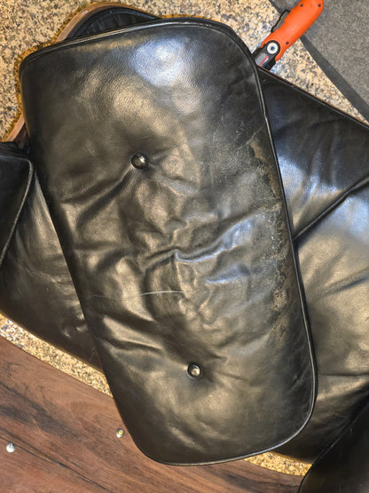 Heman Miller Charles Eames Lounge Chair, Original 2nd gen "White Medallion", - Brazilian Rosewood