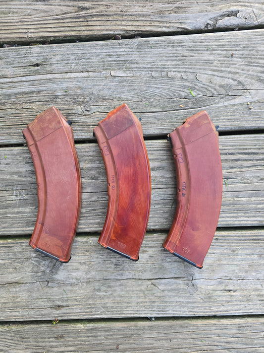 Russian Izhmash Bakelite AK47 30rnd Magazines 7.62x39