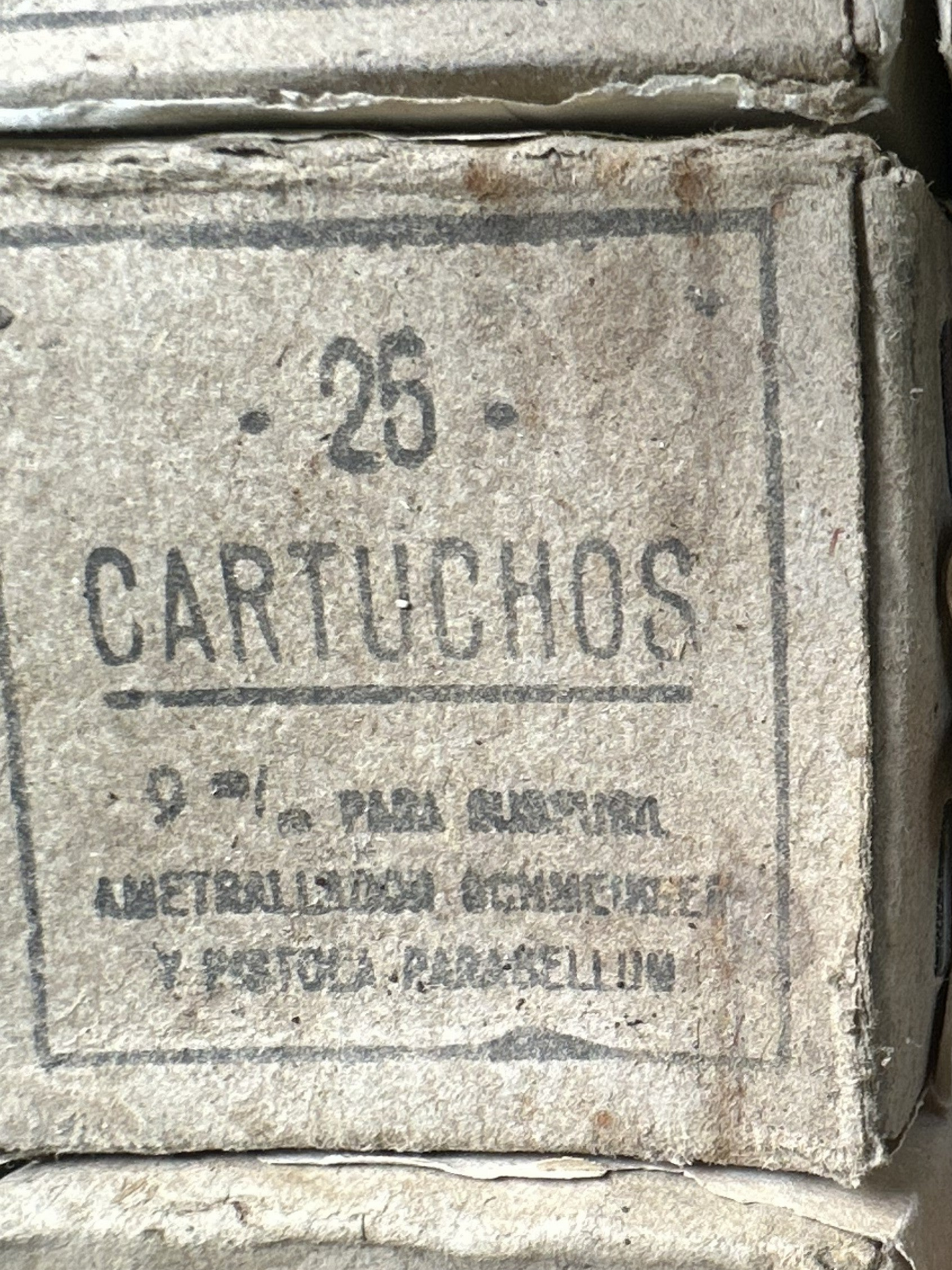 9mm Spanish "STAR Z-70B" Military SMG Surplus Ammo