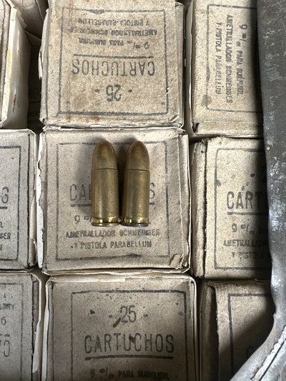9mm Spanish "STAR Z-70B" Military SMG Surplus Ammo