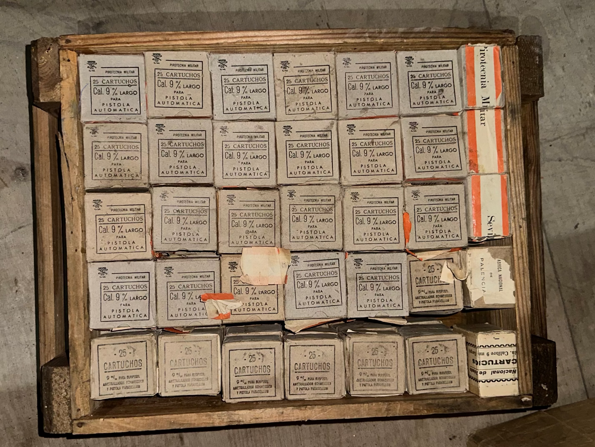 9mm Largo Spanish Military Surplus FNP Ammo 1940-1951