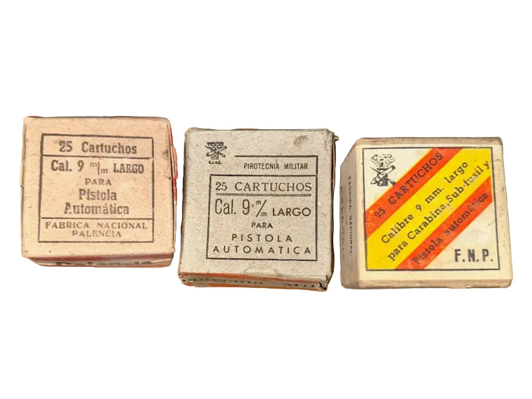 9mm Largo Spanish Military Surplus FNP Ammo 1940-1951