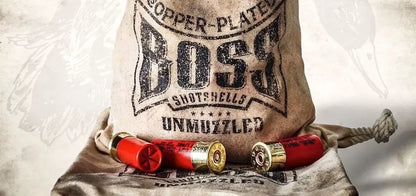 Boss Bismuth Unmuzzled Legacy 12ga Shot shells 1 ½ ounce load 3" Shell