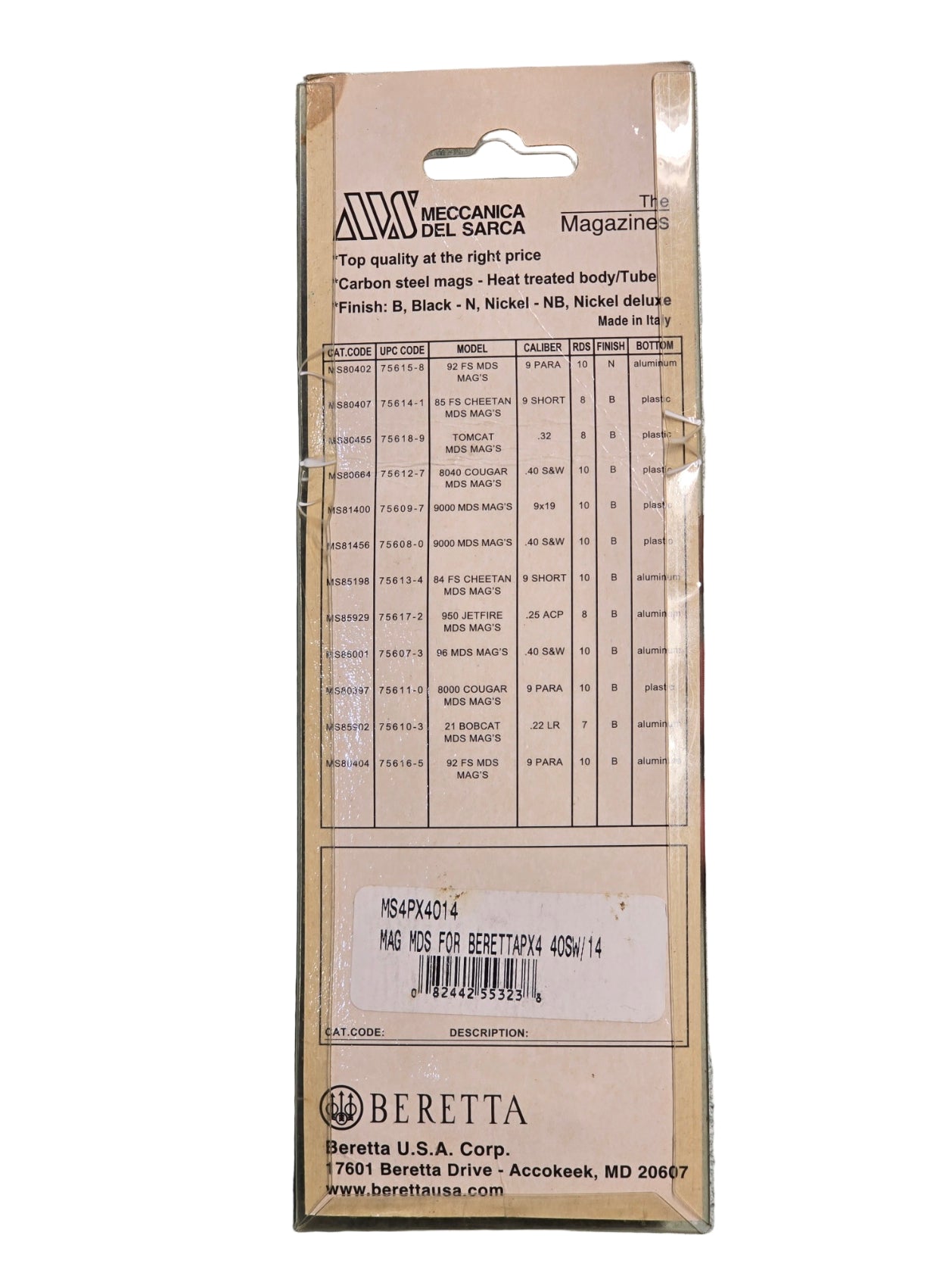 Beretta_PX4_14round_magazine_caliber_