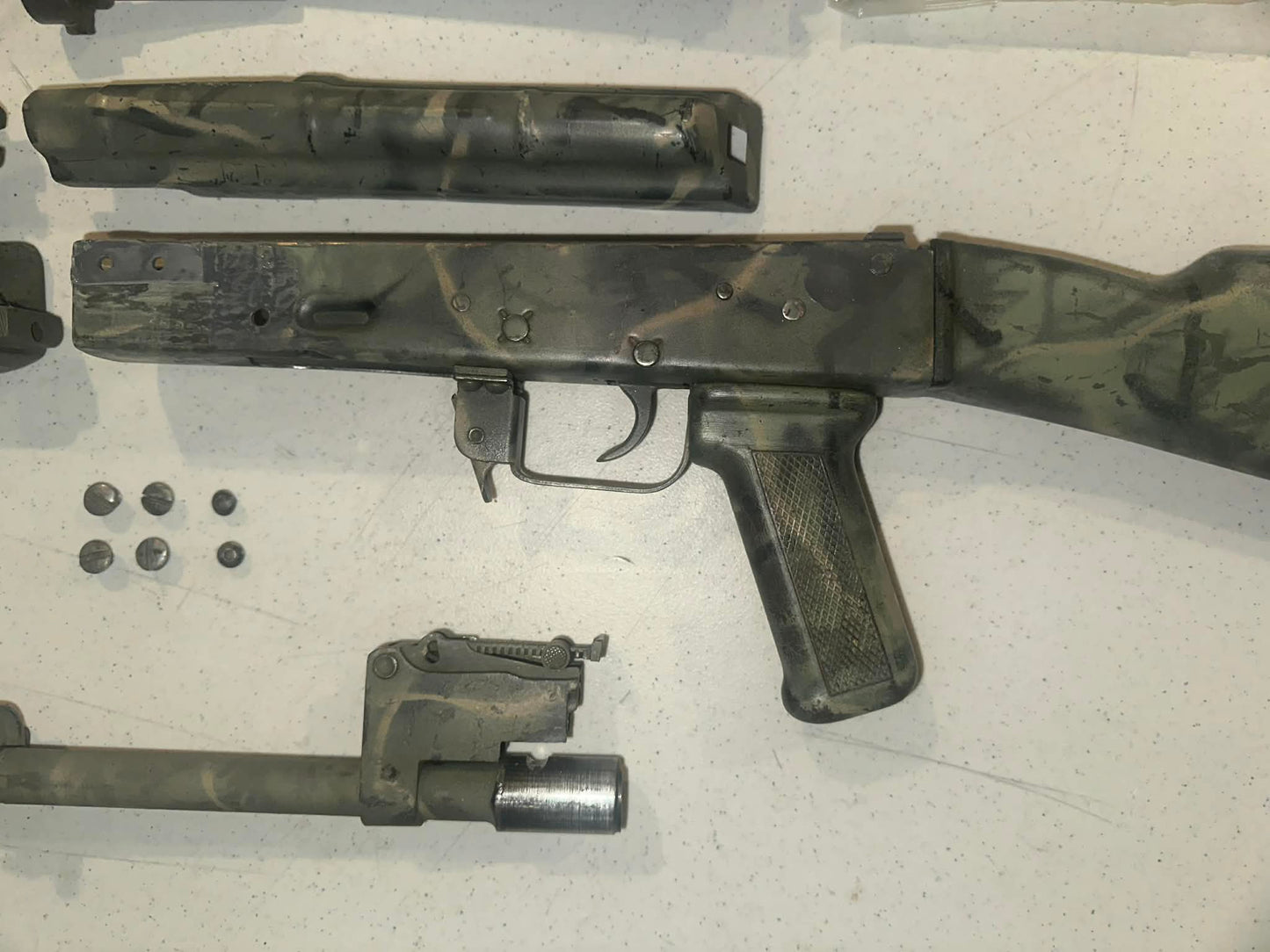 Romanian Md63 Parts kit, Screw Built,  Camo Painted
