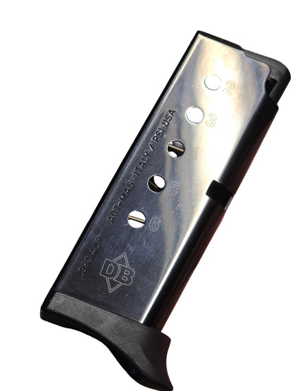 Diamondback Magazine DB380 6rd Black with Finger Extension