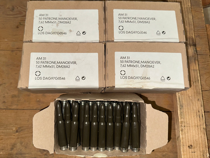 7.62x51 Hk-AM31 German Surplus Plastic Blanks