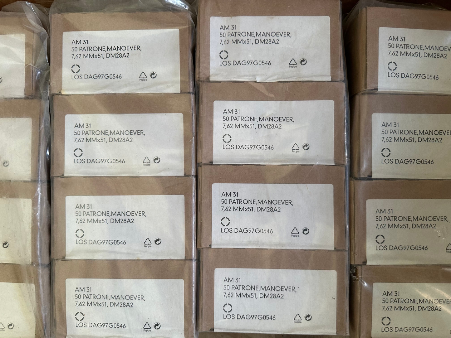 7.62x51 Hk-AM31 German Surplus Plastic Blanks