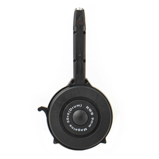 Glock 9mm 50round Drum Magazine, RWB