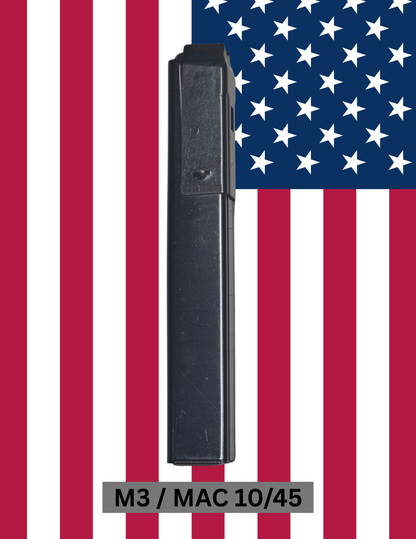 Cobray Mac-10/45, M3, 30rnd Steel "Stick" Magazine