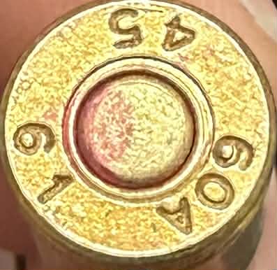 .45 1911 Taiwanese 1961 dates Ammo