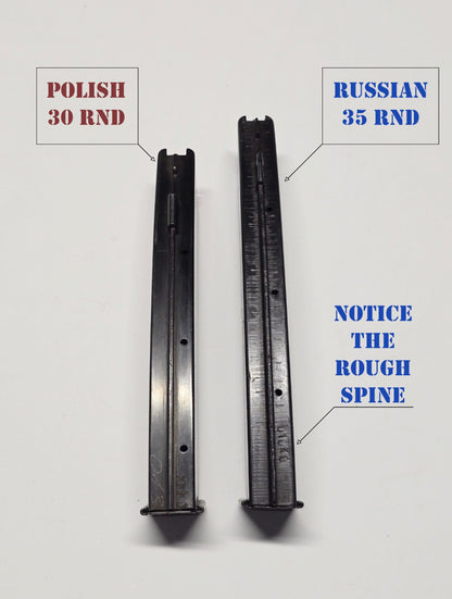 Russian PPS-43; 35 round magazine. War Time Production
