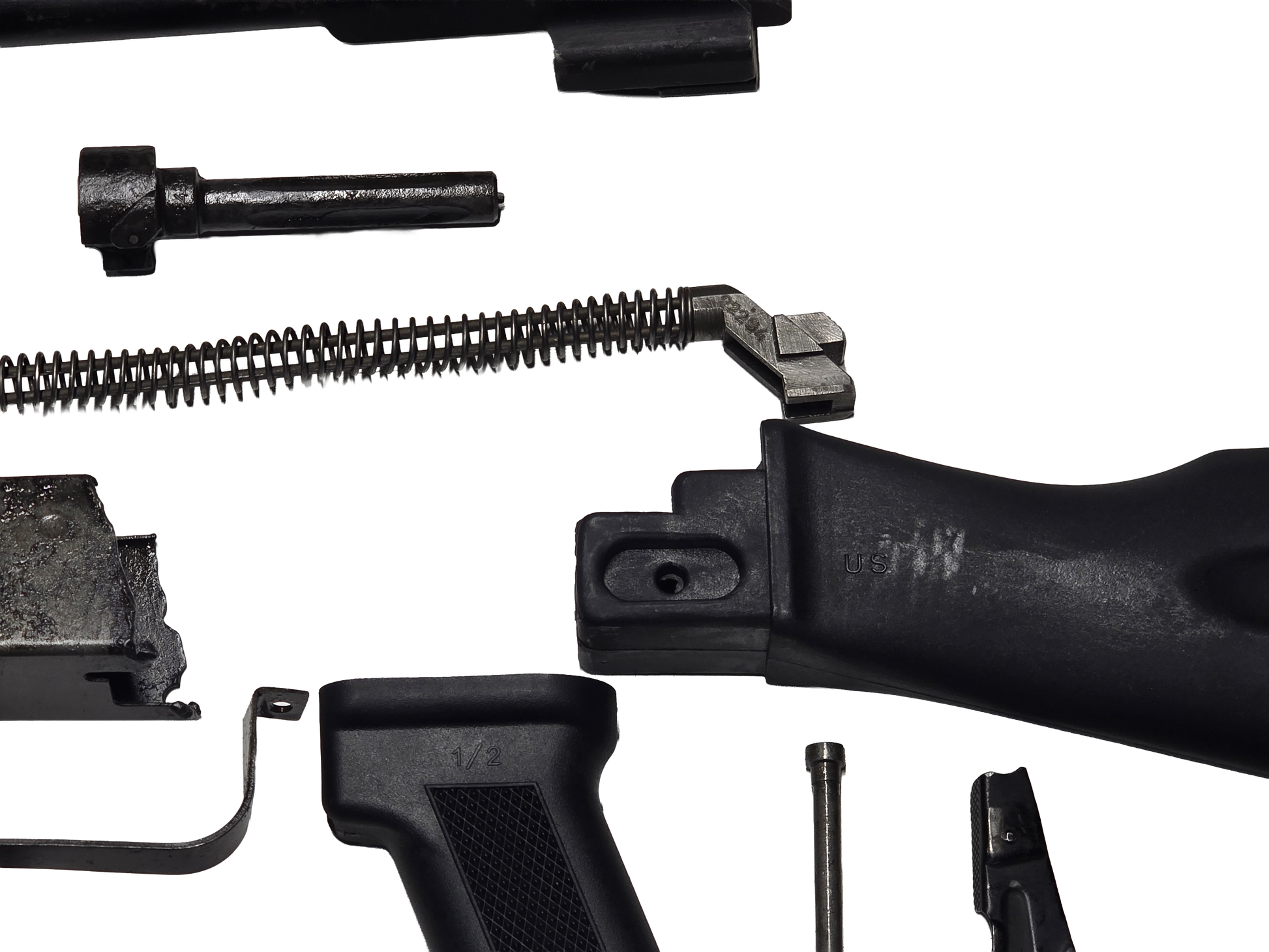 Polish_kbk_Radom_AKM_ak47_1960-1990_parts_kit_unmatching_numbers_polymer_U.S._made_furniture3.