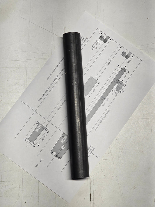 STEN Mark 3 Tube Repair Section + Template