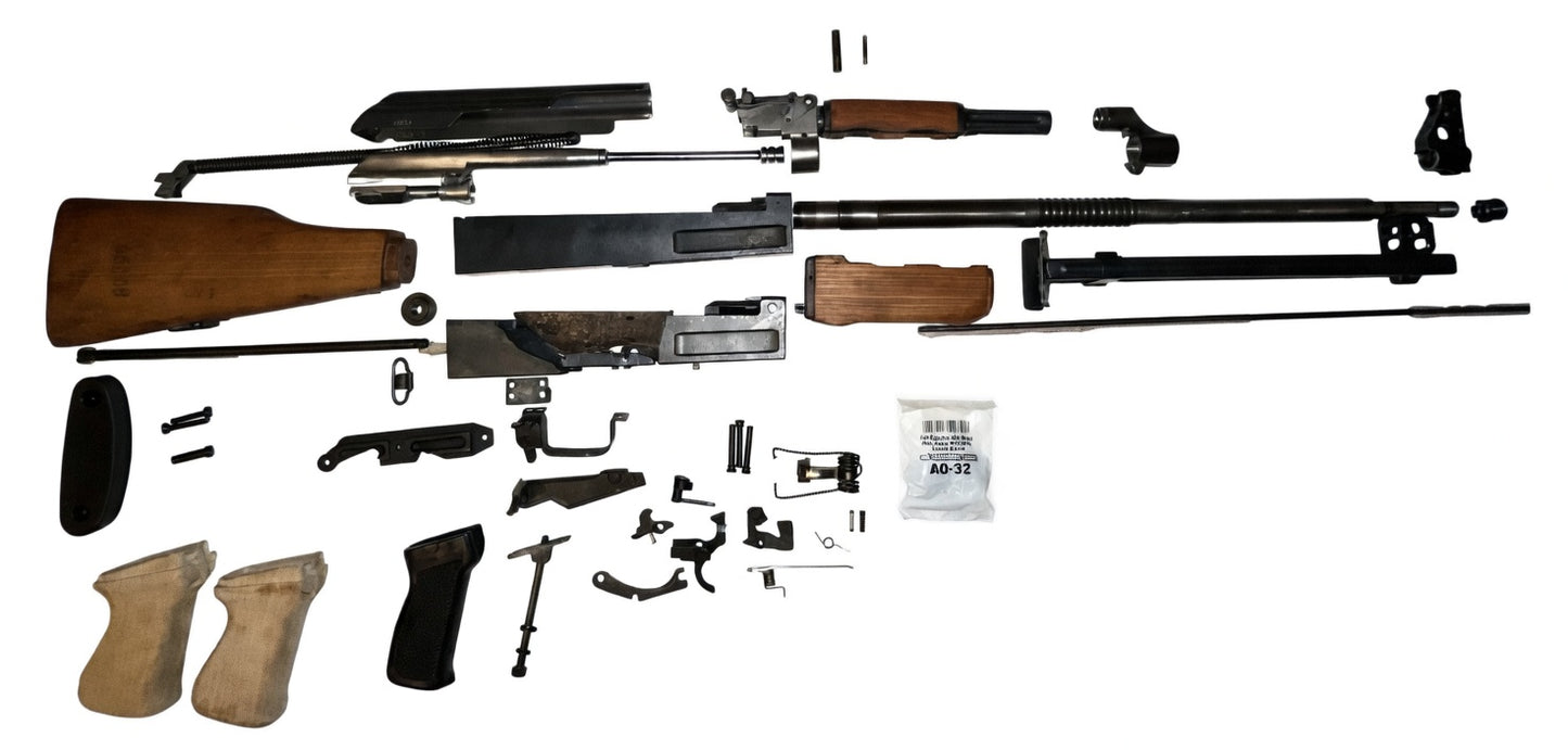 Yugo Zastava Arms Surplus M72 Milled RPK Parts kit, Build Kit. Complete Kit 80% receiver, Original Barrel.