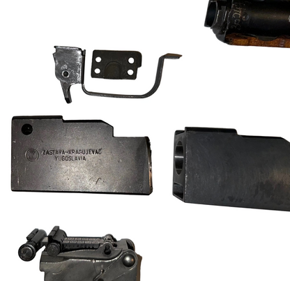 Yugo Zastava M72 Matching Parts Kit, Build Kit Barrel and milled 80%