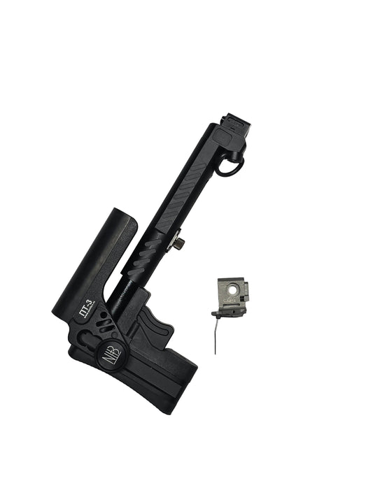 ZenitCo PT-3 Telescoping, Folding AK Stock + 4.5mm Adapter