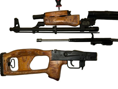 ROMAK 991 Romanian Ratmil/Cugir AK47 parts kit, Populated barrel + %80 percent + rivet set