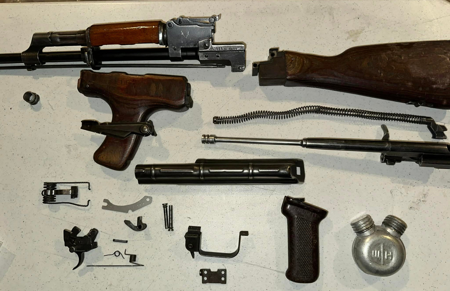 Romanian Md63 1965" parts kit matching + Barrel/Trench Art kill count! + Stamped 1mm 80%